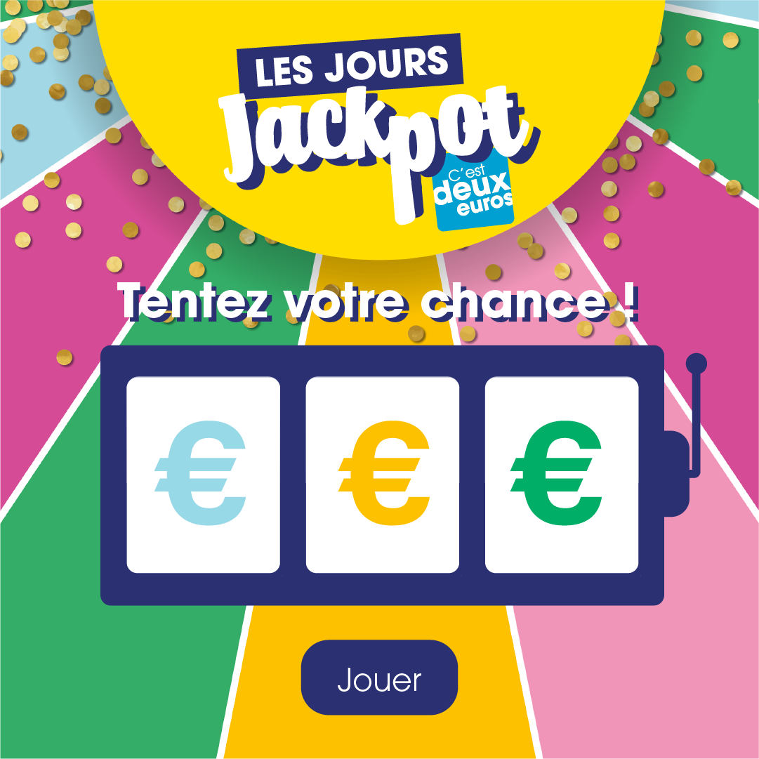 Le jeu jackpot digital C'est deux euros