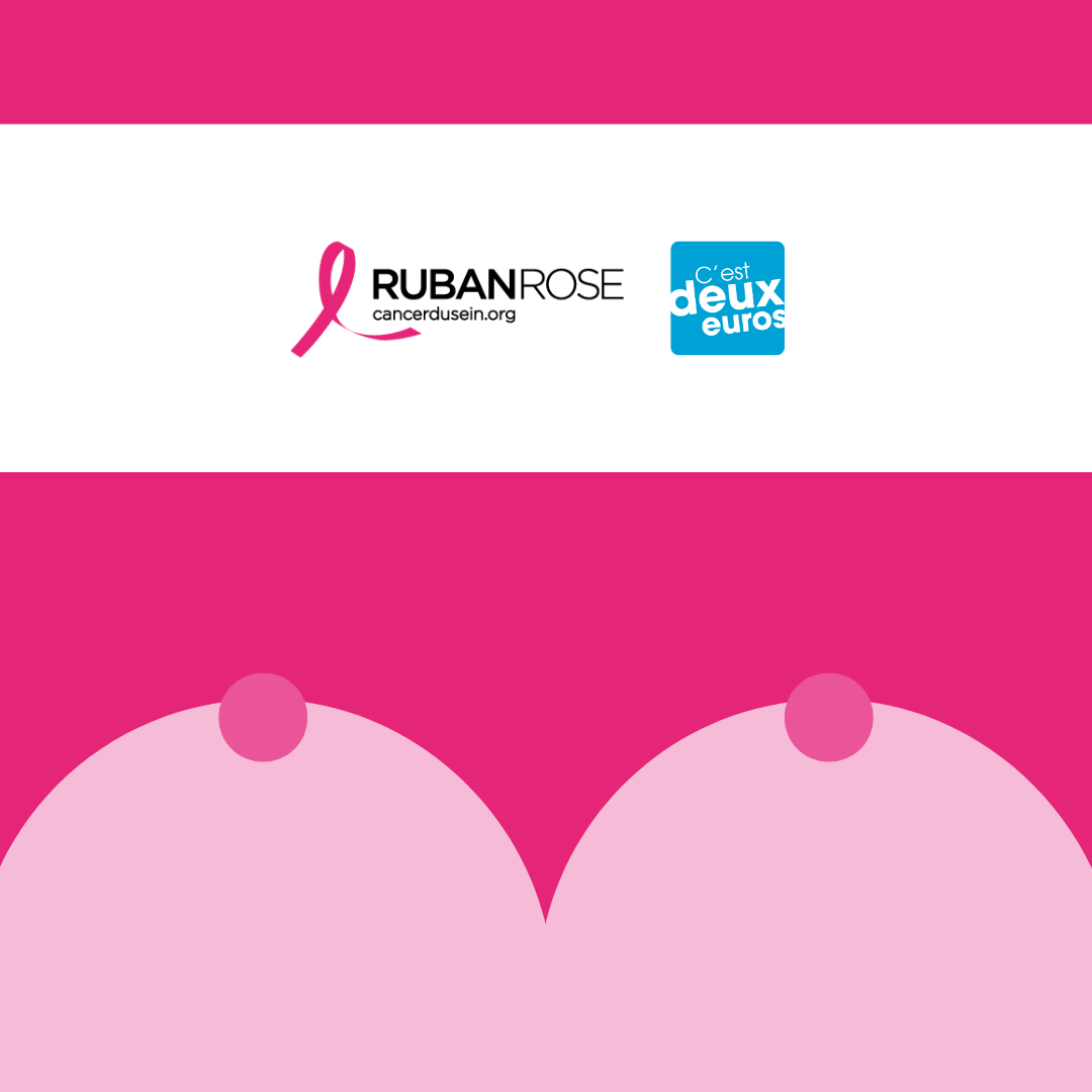 C'est deux euros partenaire de Ruban Rose !